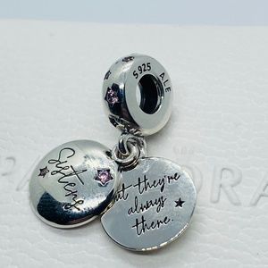 PANDORA Forever Sisters Dangle Charm